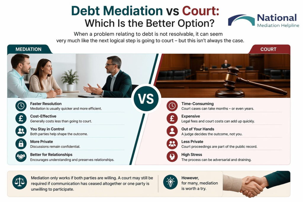Debt Mediation vs Court: Which Is the Better Option Southend-on-Sea