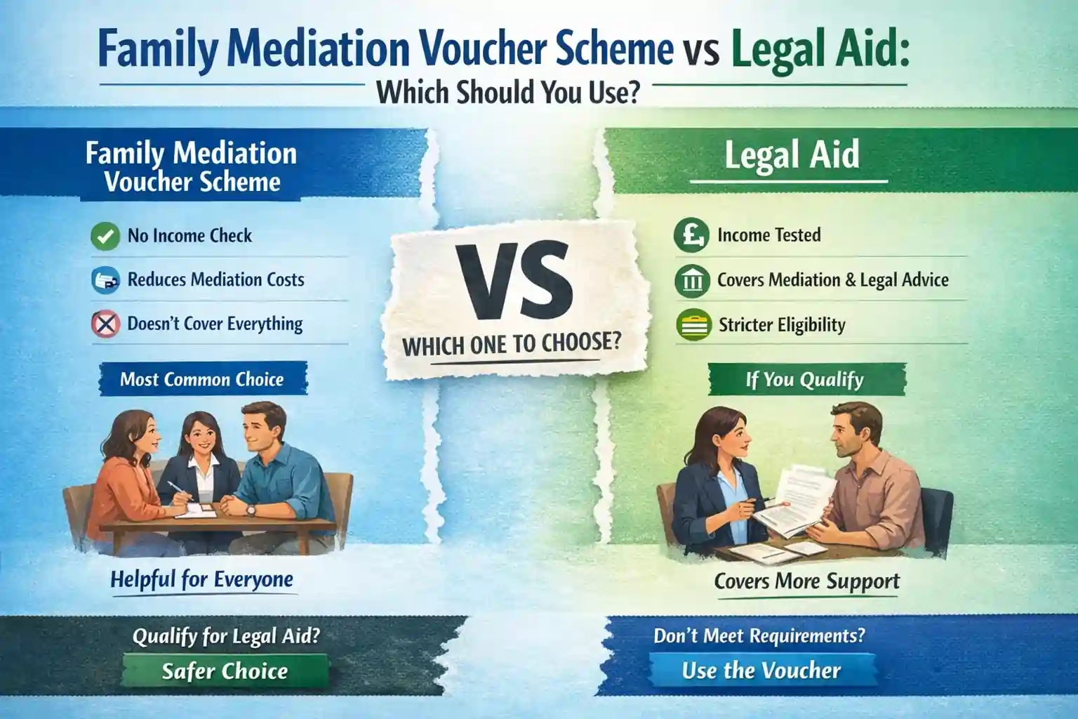 Family Mediation Voucher Scheme vs Legal Aid: Which Should You Use Southend-on-Sea?