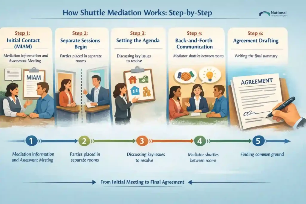 How Shuttle Mediation Works: Step-by-Step Southend-on-Sea