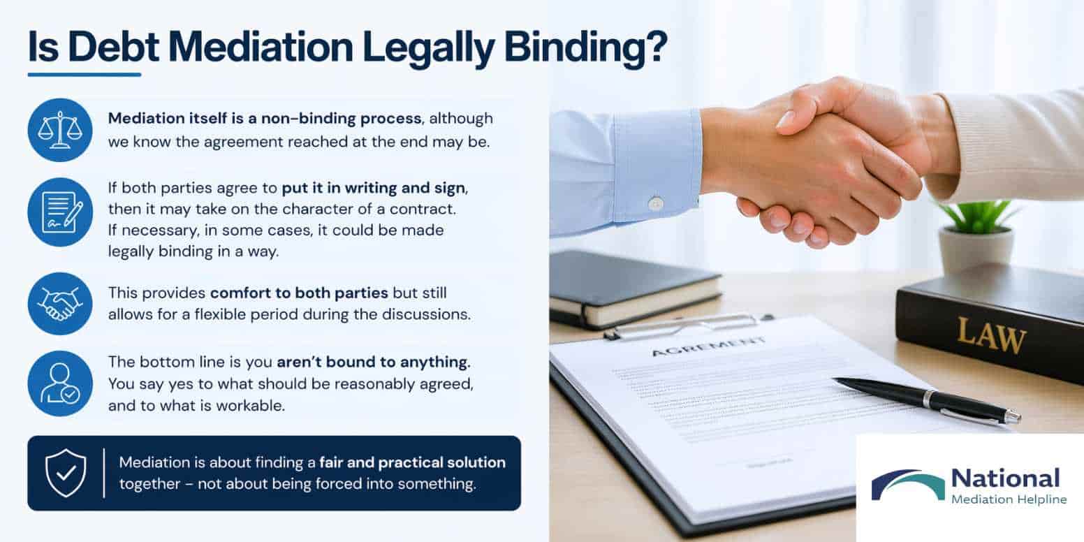 Is Debt Mediation Legally Binding Southend-on-Sea