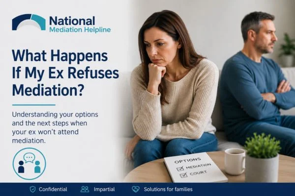 what if my ex refuses mediation Southend-on-Sea?